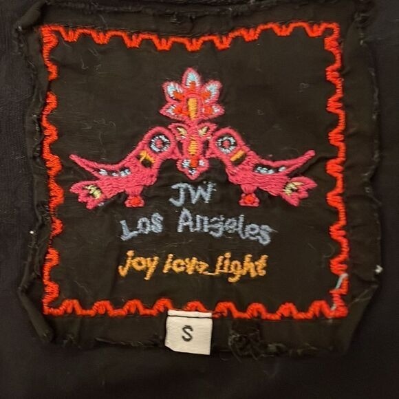 Johnny Was Short Sleeves Maxi Dress - Black - Size: Small - Picture 6 of 8